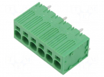Connector: PCB terminal block | terminal | 40A | 600V | straight | 1x6