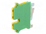 Splice terminal: rail | 500V | screw terminal | yellow-green | 32A