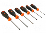 Screwdriver: universal-set | Pozidriv&reg;,slot | BahcoFit | 6pcs.