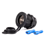 Auto- ja mootorrattatooted, elektroonika, navigatsioon, CB raadio // Auto elektroonikakomponendid : Installatsioonikaablid : Kaitsealused : &Uuml;hendused // Dodatkowe gniazdo zasilania do zabudowy 12v 24v mod-01 amio-02851