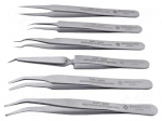 Tweezers-set | for precision works | 6pcs.