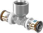 Tee female 32x1/2"x32 brass, Uponor