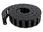 Cable chain | E2.10 | Bend.rad: 28mm | L: 1000mm | Int.height: 10.1mm