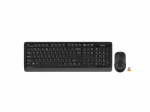 Lauaarvutid // Lauaarvutid // Zestaw klawiatura + mysz A4TECH Fstyler FG1012 WRLS Black