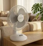 Desktop fan 9" Esperanza EHF004WE ZEPHYR White-Gray