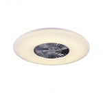 Visby LED ceiling fan 75 cm white starlight ventilators