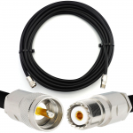 Rangeful PL259 kuni SO239 20m UHF CB raadio paindlik koaksiaalkaabel &mdash; LMR400 UF UltraFlex ekvivalentne toode HF400-PL-SO-20