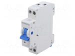 Circuit breaker | 230VAC | Inom: 10A | Poles: 1+N | Charact: B | 6kA | IP20