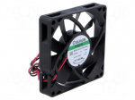 Fan: DC | axial | 24VDC | 80x80x15mm | 57.06m3/h | 33.6dBA | Vapo | 3100rpm