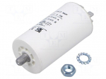 Capacitor: polypropylene | motors, run | 15uF | 470VAC | &Oslash;40x73.5mm