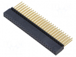 Connector: pin strips | socket | male | PIN: 52 | straight | THT | 2.54mm
