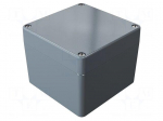 Enclosure: multipurpose | X: 100mm | Y: 100mm | Z: 81mm | aluminium | IP66
