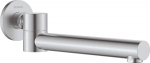Foldable bathtub spout - round
