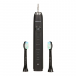 Shona Electric IPX7 Sonic Tooth Brush with 5 operation modes + travel case (2 heads included) Black