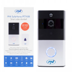 Smart video intercom PNI SafeHome PT710B WiFi HD, P2P, battery and Ringtone 36 songs included, dedicated Tuya Smart application, integration in scenarios and smart automation with other Tuya compatibl