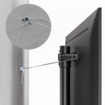 Maclean TV floor stand bracket, 32-70", max. VESA 400x400, max. 40kg, MC-494