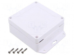 Enclosure: multipurpose | X: 105mm | Y: 105mm | Z: 45mm | ZP | ASA | white