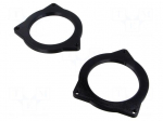 Spacer ring | 87mm | BMW | BMW 3 (E90/E91) 2005->2012 | 2pcs | PETG