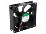 Fan: DC | axial | 12VDC | 92x92x25mm | 127.42m3/h | 46.1dBA | ball