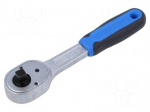 Wrench: rattle | rattle,socket spanner | 1/4" | 127mm