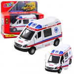 M&auml;nguala | PC | Konsoolid | Tarvikud // M&auml;nguasjad ja m&auml;ngud lastele // Karetka Ambulans Metalowy Z Napędem Pull Back Światła Dźwięki Biały 1:32