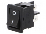 ROCKER | DPST | Pos: 2 | OFF-ON | 4A/250VAC | black | IP40 | 100m&Omega; | -20&divide;85&deg;C