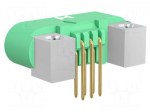 Connector: wire-wire/PCB | socket | male | PIN: 6 | Gecko | 2A | 450V | THT