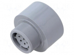 Signaller: sound | buzzer | 24VDC | 24VAC | 90dB(d=1m) | IP30 | grey