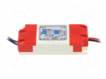 Power supply: switched-mode | LED | 12W | 12VDC | 1A | 100&divide;240VAC | IP20