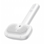 Rojeco hair grooming brush with steam function (white)