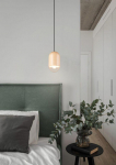 Trio Nara piekarama lampa E27 wood brushed steel R36311030 4017807661750