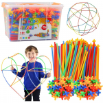 M&auml;nguala | PC | Konsoolid | Tarvikud // Harivad m&auml;nguasjad | Interaktiivsed | Loomingulised | Kunstilised // Klocki Konstrukcyjne Słomki Straws 3D 4D W Kuferku Kolorowe 1000 el.