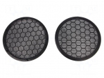 Loudspeaker grille | Seat,VW | black | 165mm