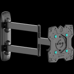 ONKRON Full Motion TV Wall Mount for 17&ndash; 43 Inch LCD LED Flat Screens up to 35 kgs, Black