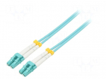 Fiber patch cord | OM3 | LC/UPC,both sides | 15m | 50/125um | LSZH