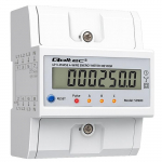 Qoltec Three-phase electronic meter with reset | DIN rail energy consumption meter | 400V | 100A | LCD | LED | 4P