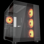 COUGAR FV150 RGB PC Case, Mid tower, Black