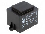 Transformer: encapsulated | 15VA | 230VAC | 12V | 1250mA | Mounting: PCB