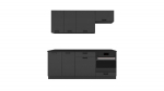Cosmo Design ANIKA graphite/graphite 2.0 kitchen furniture set