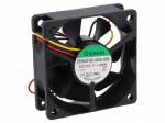 Fan: DC | axial | 12VDC | 60x60x20mm | 39.08m3/h | 34.5dBA | ball bearing