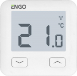 Internet temp. regulator, WI-FI, 230V, White