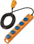 Brennenstuhl 1159900805 power extension 5 m 5 AC outlet(s) Outdoor Black, Blue, Yellow