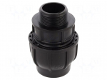 Splice terminal: clamping | Thread: G 1 1/2" external | 50mm | Plast