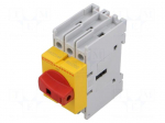 Switch-disconnector | Poles: 3 | for DIN rail mounting,screw type