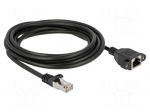 Extender Ethernet | S/FTP | Cat 6a | RJ45 socket,RJ45 plug | 2m | LSZH