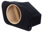 Car loudspeaker enclosure | MDF,fabric | black | textil | 15l | 250mm