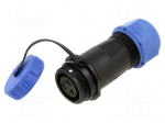 Connector: circular | plug | female | PIN: 3 | IP68 | SP17 | 6&divide;10mm | 15A