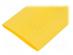 Heat shrink sleeve | thin walled,flexible | 2: 1 | 19mm | yellow