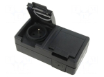 Connector: AC supply | power supply | socket | 2P+PE | 250VAC | 16A