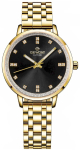 Giewont Sapphire Women&rsquo;s Watch / gold/black
